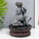 The desktop fountain from the network, the backlight "Little Buddha with the lotus" gray 29x20x20 cm