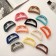 Hair crab "Leon" arc matte geometry, 10 cm, mix