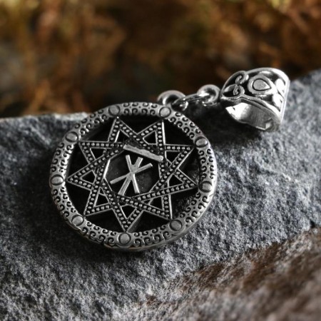 Amulet "Black moose", metal pudter, art casting