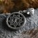 Amulet "Black moose", metal pudter, art casting