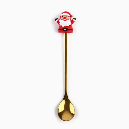 New Year's spoon with a rubber additional element "New Year: with love", 3.5 x 16 cm-3