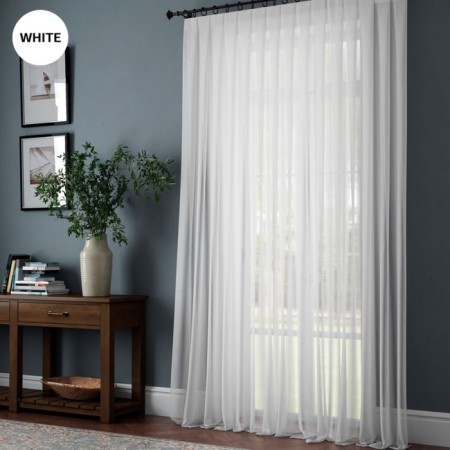 Tulle "April +", size 300x270 cm, white color