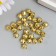 Set of decor for creativity Metal "Golden" d = 0.6 cm set 30 pcs