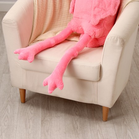 Soft toy "Flamingo", 160 cm, pink color-5
