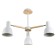 Svetogor chandelier "Project" 3x60W E27 white/beige