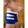 Male bathing panties, size 48, blue, white color