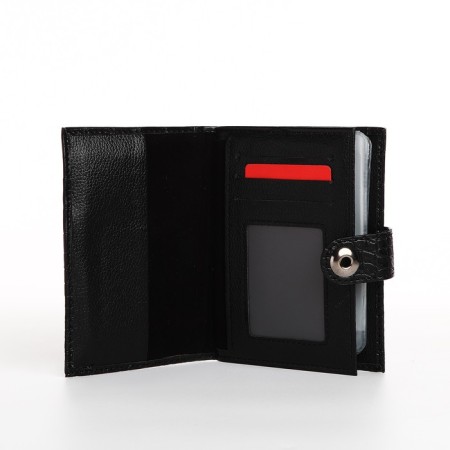 Cover on the magnet, for auto documents and passports, black color-3