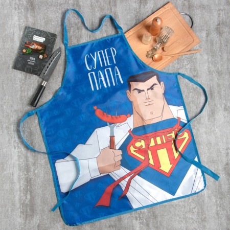 Apron "Super Dad" 65*80cm, 100% p/e, oxford 210g/m2