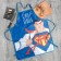 Apron "Super Dad" 65*80cm, 100% p/e, oxford 210g/m2