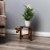 Stage-column for flowers Double-tier "Flora" 21x27x25 cm, walnut