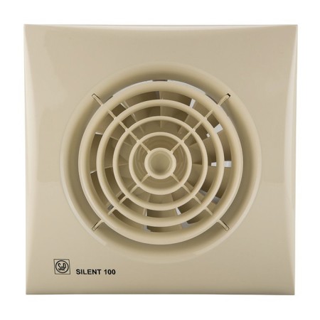 Fan S&P Silent-100 CZ IVORY, 220-240 V, silent, 50 Hz, ivory