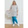 Female legins, size 60, color light blue