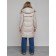 Coat insulated winter feminine, size 48, color light gray
