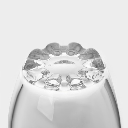 A glass bucket with a handle and forceps Sylvan, 650 ml, h = 13 cm-8