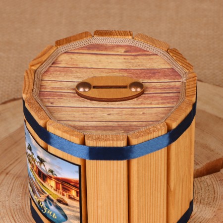 Barrel-cap "For a carefree life", 12x12x12 cm-2