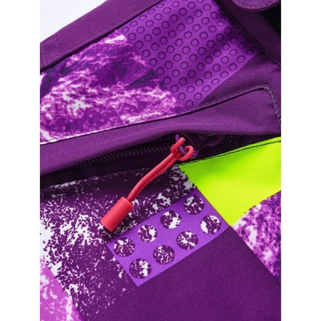 Ski costume for a girl, height 140 cm, purple color-9