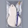 Christmas tree decoration for coloring "Snowman" with a suspension, brush