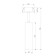 Lamp ceiling Elektrostandard, Diffe LED 8 W, 39x39x200 mm, IP20, black color