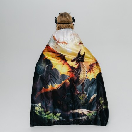 Carnival set "Mighty Dragon": Cloak and Mask-3