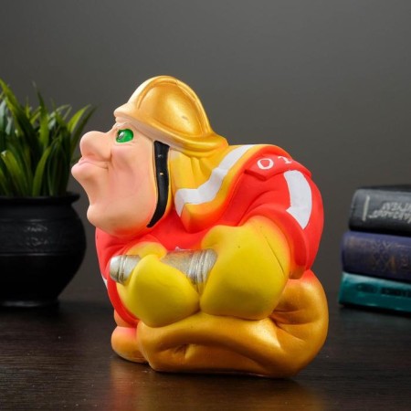 Piggy bank "Fireman" 14x18x18cm-1