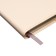 Organizer, A5, 128 sheets, a cage, the cover of the leatherette, with a side bookmark, "business", beige