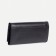 Women's wallet on the button, black color