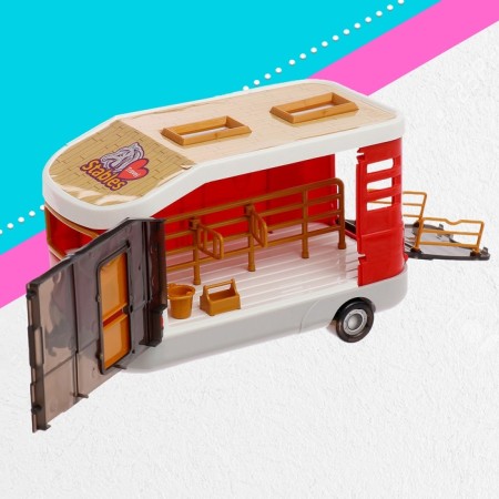 Game set "Catch the wave!" trailer with a trailer, dolls, accessories-10