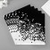 Scrapbooking paper "Triangles in details" density 180 grams set 5 pcs 30.5x32 cm