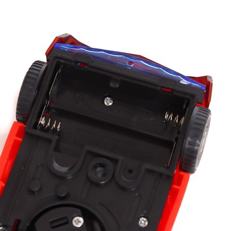 Supercar's robot toy, transforms, lighting effects, Russian voice acting, works from batteries-6