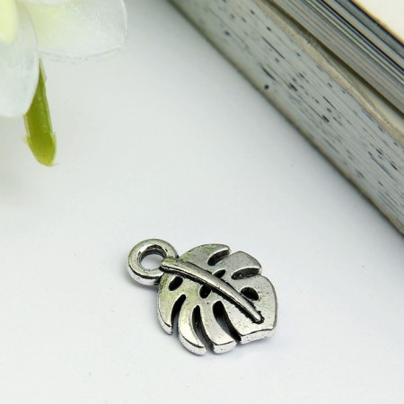 Decor for creativity Metal "Palm leaf" silver-1
