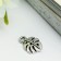 Decor for creativity Metal "Palm leaf" silver
