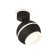 A set of rotary lamps with additional backlight by Ambrella Light, Techno, XM1102017, GU5.3, Black Sand Color