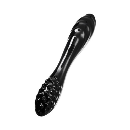 Bilateral phallimitator Satiffyer Dazzling Crystal 1, 18.5 cm, glass, black color-9