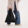 Bag Women's Shoper on the button, black color