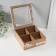 Casket tree with divisions "Tea tree branch" 18x18x7 cm