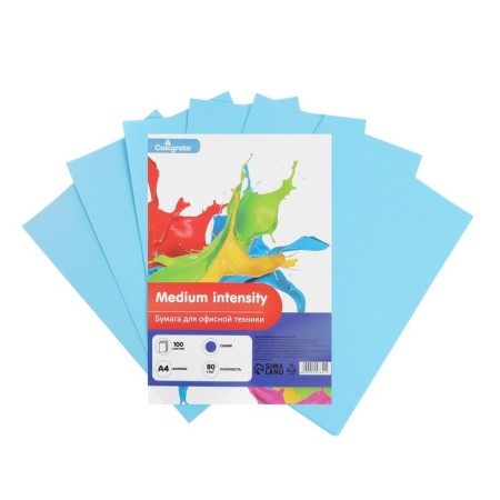 Color A4 100l Calligrata, moderate intensive blue 80 g/m2-1