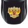 Stick on the car "Coat of arms of Russia", type No. 1, gold, 100*100 mm