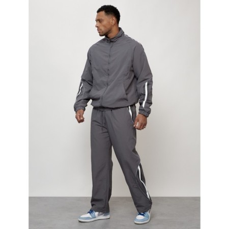 Sports suit men's, size 50, gray color-1