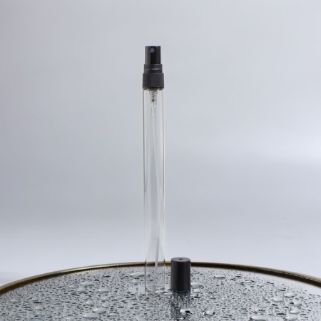 A bottle for storage, with a spray, 15 ml, packing - 5 pcs, black color-1
