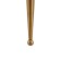 Bra "Orlando" E27 40W gold 16x12x44cm