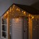 Girlyanda "Furmy" 4 × 0.6 m, IP44, dark thread, 180 LED, yellow glow, 8 modes, 220 V
