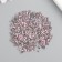 Glass 9/0 "Cylinders. Pink" two -tone, 450 g does not fade