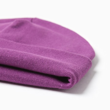 Children's cap KAFTAN with snood, rr 54-58, purple-1