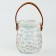 ORION Flowers Vase of Transparent Glass 15 × 13 × 8.5 cm