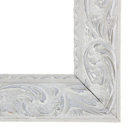 Frame for paintings (mirrors) 60 x 80 x 4 cm, tree "Versailles", white-silver-1