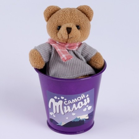 Soft toy "The smallest", Bear, Mix color-6