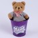 Soft toy "The smallest", Bear, Mix color