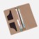 Women's wallet on magnets, beige color
