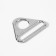 Half-ring-plastic for a bag, 15/38 mm, 2 pcs, silver color