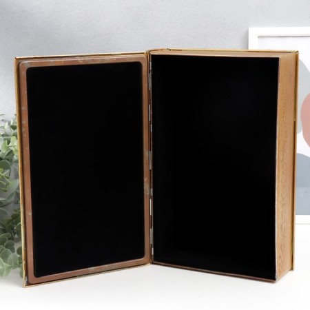 Broke-book metal, glass "William Shakespeare. Dream on a summer night" 30x20x6.8 cm-2